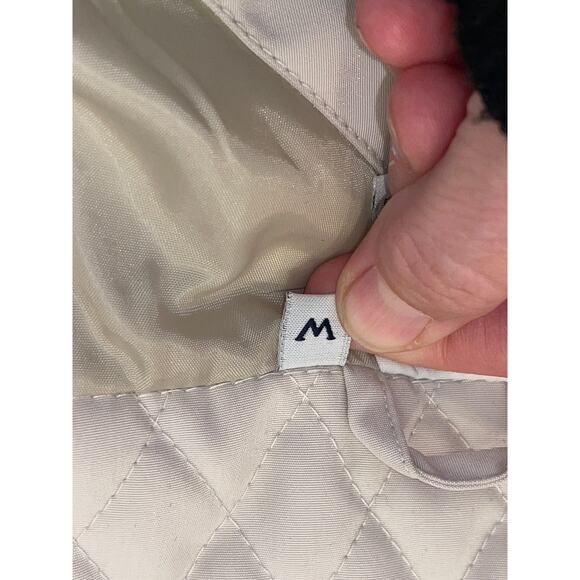 Vantage Diamond Puffer‎ Jacket in Cream - Size M - Classic fit - Picture 11 of 12